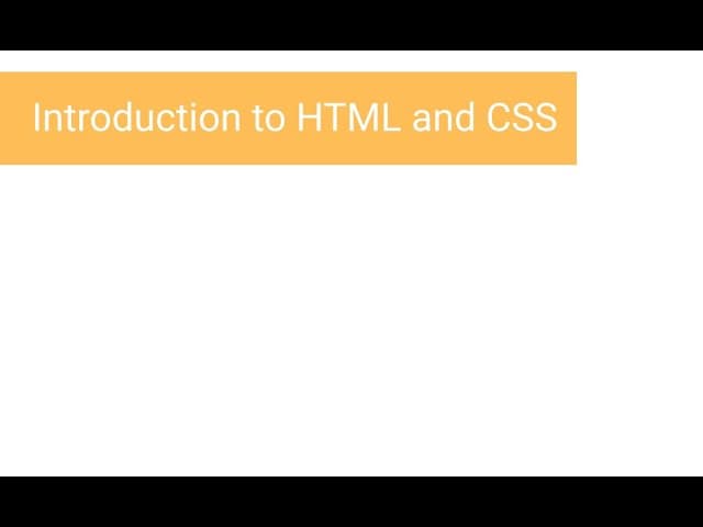 HTML CSS WEB Fundamentals